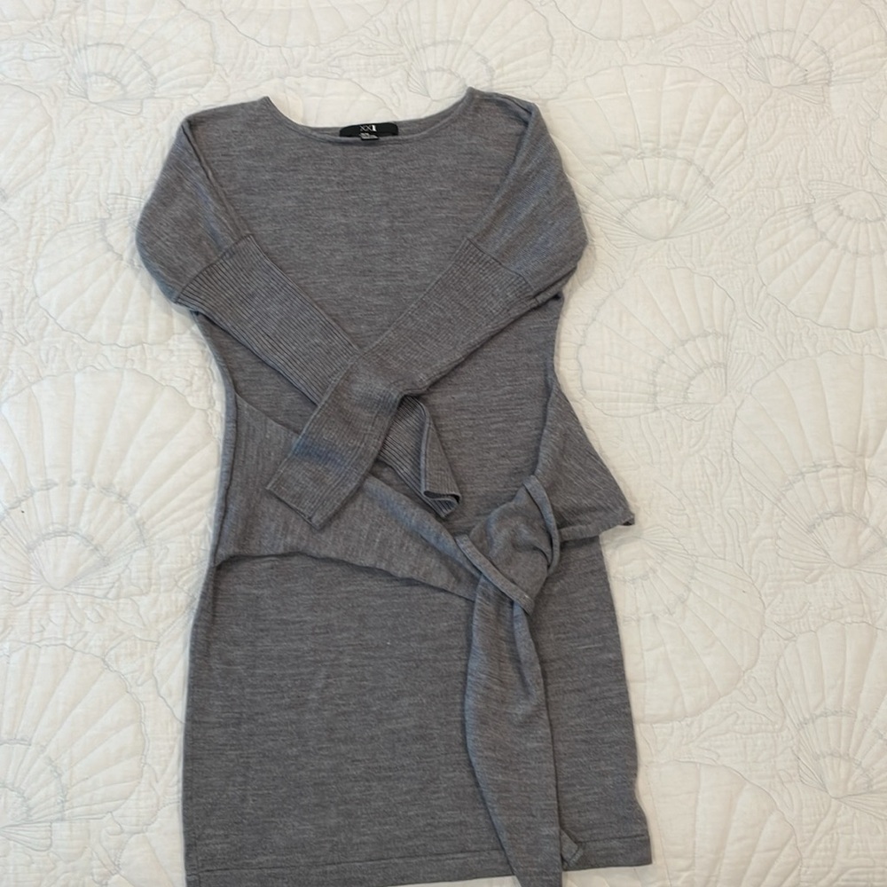 Grey Sweater Dress